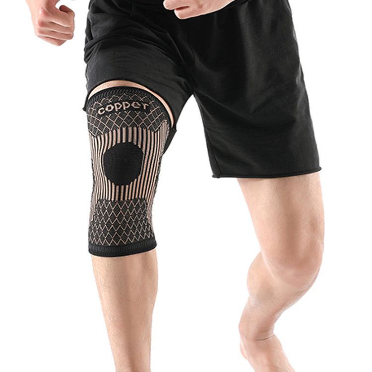 Elastic Sports Riding Basketball Protective Gear Copper Nylon Copper-Finds Fit