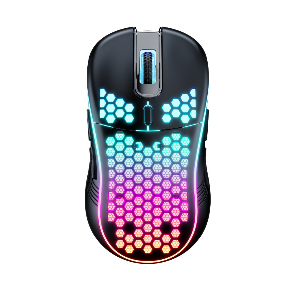SA-1 Dual Modus Wabenschale RGB Kabellose Bluetooth Computer Gaming Maus
