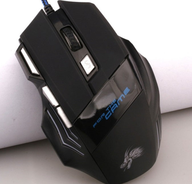 Professionelle kabelgebundene Gaming-Maus, 5500 DPI, einstellbar, 7 Tasten