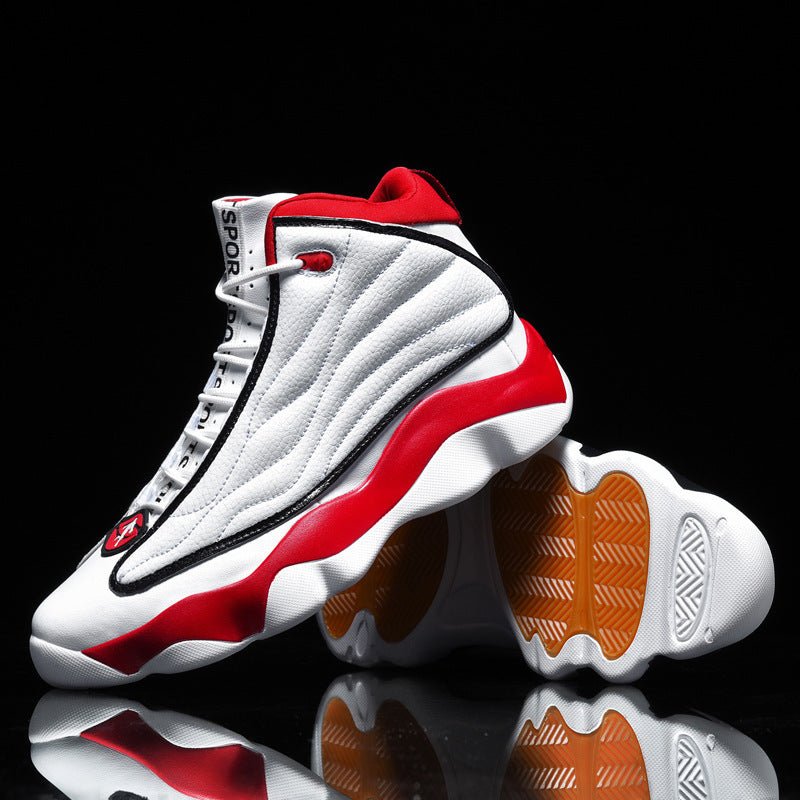 Thick Bottom Wear-resistant High-top Trendy Running Basketball Shoes-Finds Fit