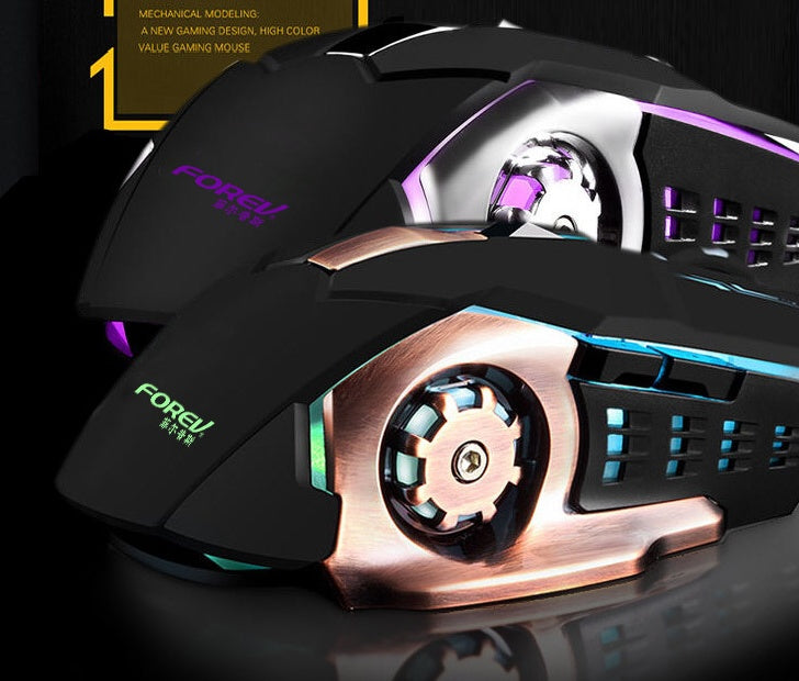 Mechanische kabelgebundene Gaming-Maus mit leuchtender USB-Gaming-Maus