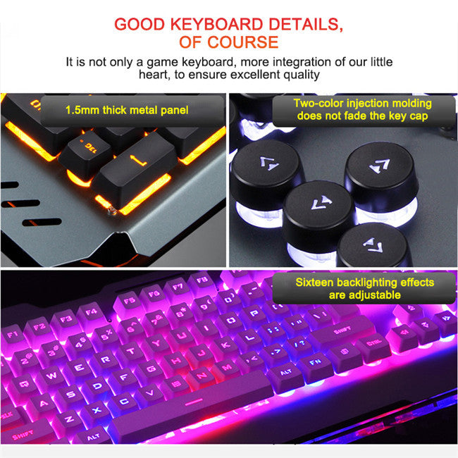 Gaming wired mechanical keyboard-Finds Fit