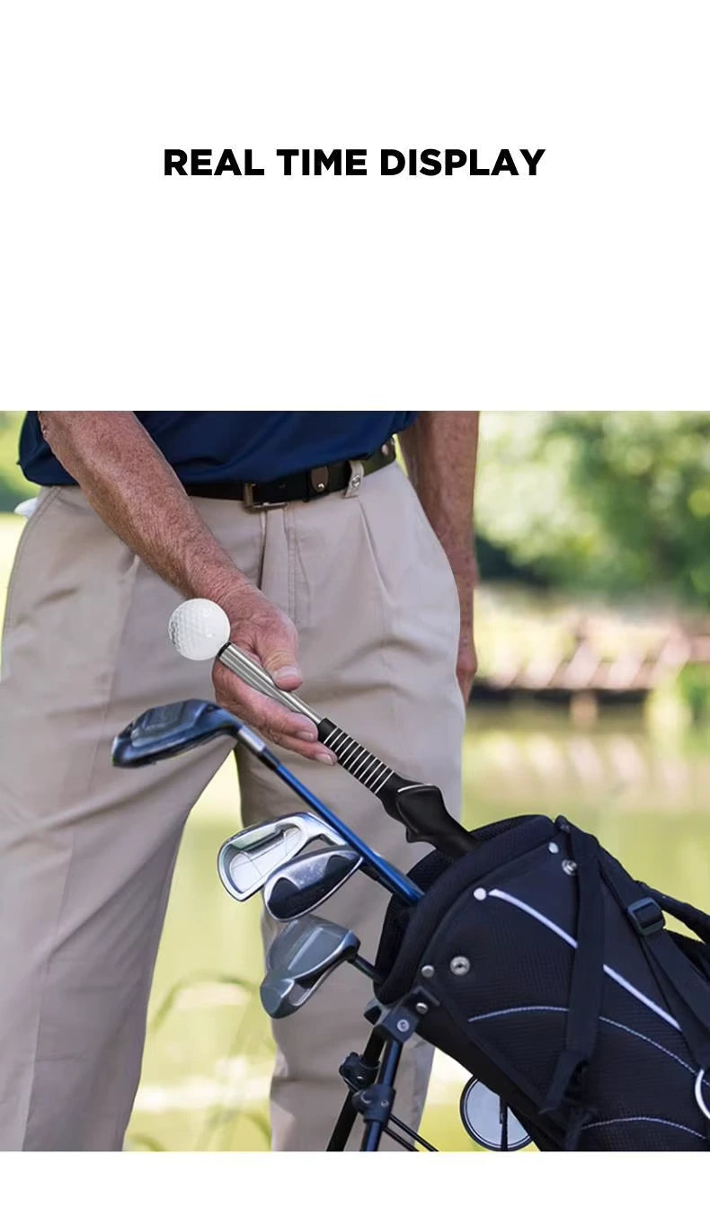 PGM Golf Retractable Swing Practice Stick Indoor Golf Sound Assistant Practitioner