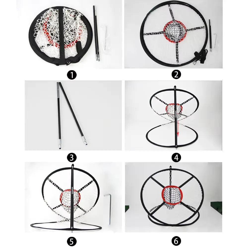1Pcs Golf Chipping Net Foldable Golfing Practice Net Outdoor/Indoor Target Accessories and Backyard Practice Swing Game