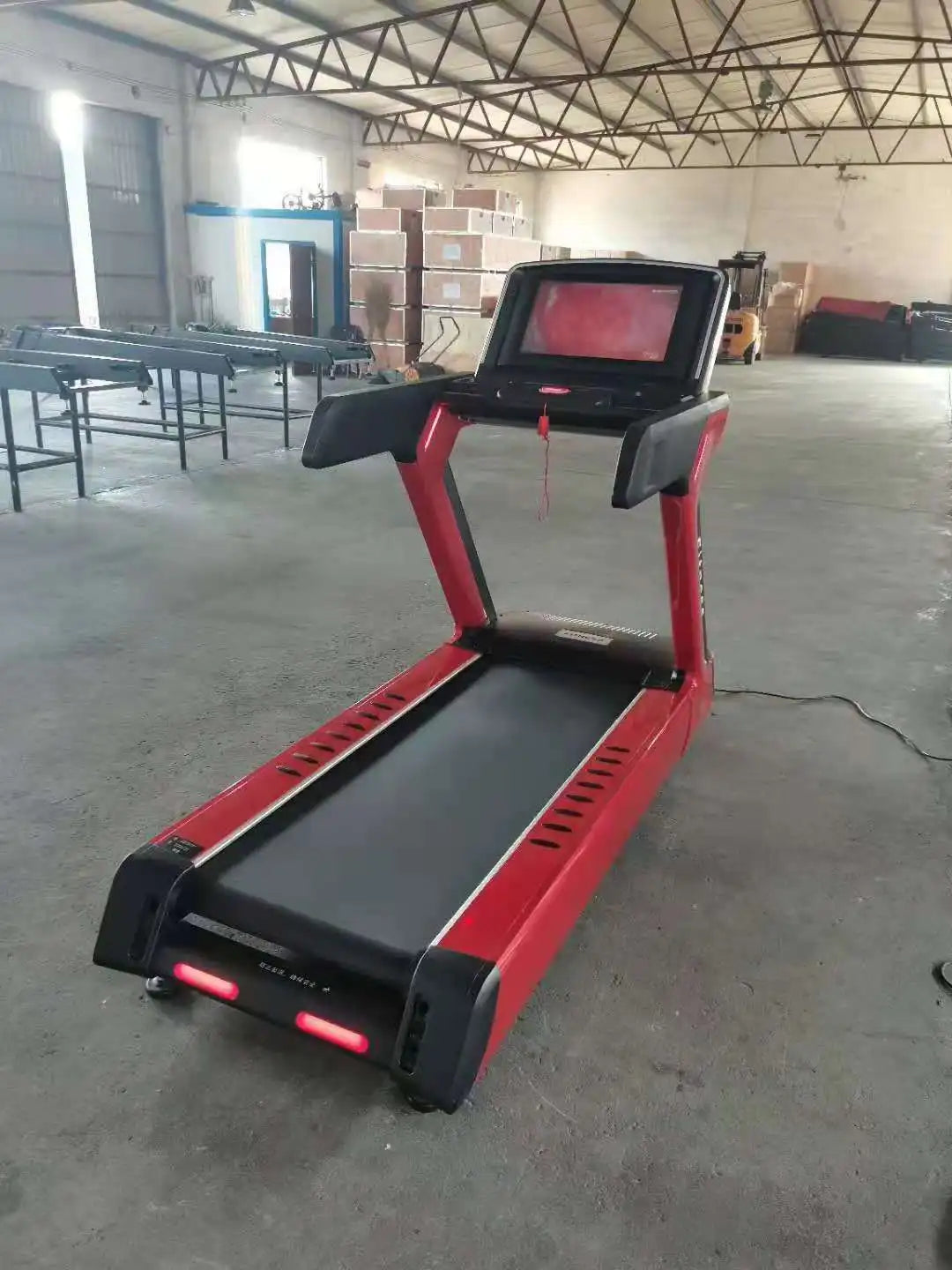 Gym Fitness Equipment Commercial Running Machine Motorized Manual 21.5 Inch Touch Screen Treadmill-Finds Fit