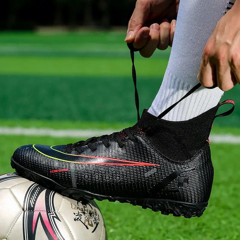 Golf Shoe Cleats Least Popular Football Shoes Hand Two Charms Mini Outsole Futsal-Finds Fit