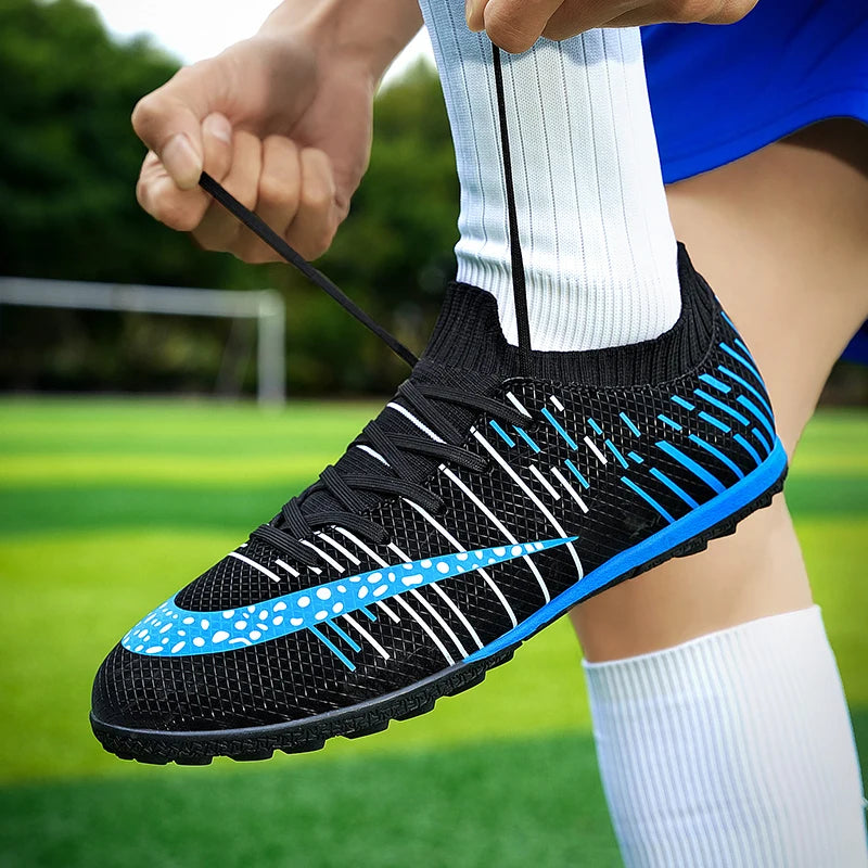 Strip Design Football Shoes-Finds Fit