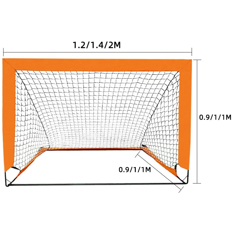 Mini foldable football gate, Football Goal Indoor and outdoor soccer equipment for kid-Finds Fit