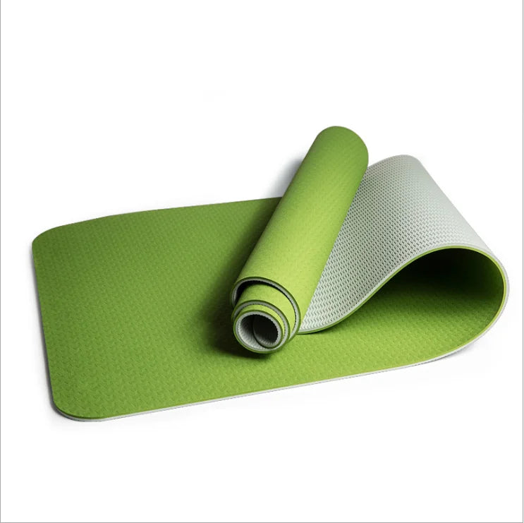 Non-slip Folding Yoga Mat Exercise Pad Fitness Pilates Supplies Floor Play Mat with straps-Finds Fit