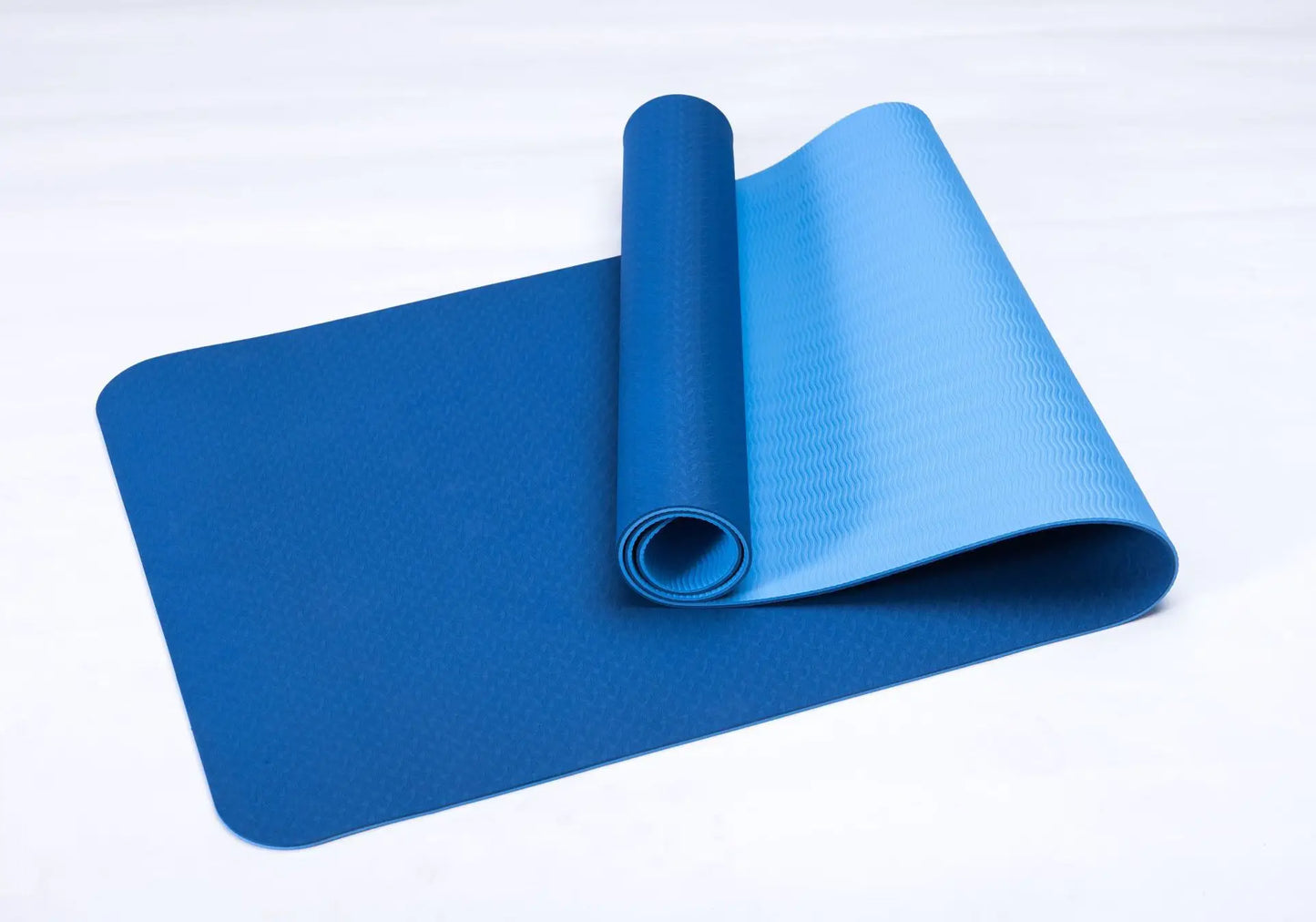 Non-slip Folding Yoga Mat Exercise Pad Fitness Pilates Supplies Floor Play Mat with straps-Finds Fit