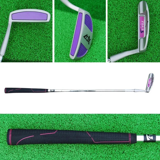 Golf Putter Right-Handed Zinc Alloy Steel Shaft for Man or Woman Unisex Rubber Right-Handed Marumen Iron Golf Club Set-Finds Fit