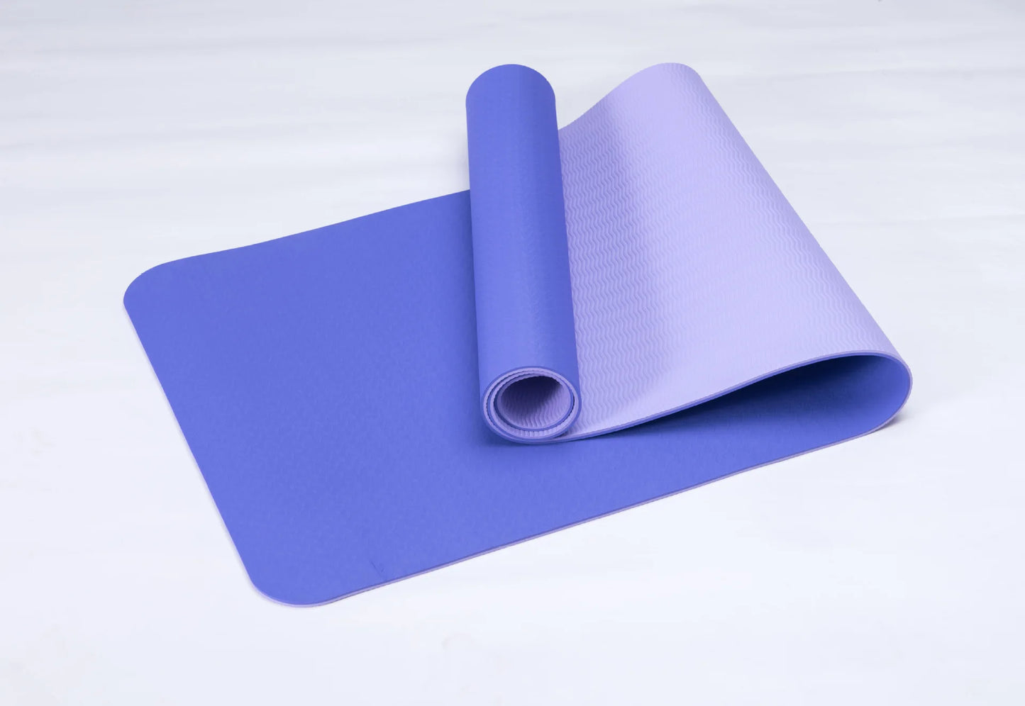 Non-slip Folding Yoga Mat Exercise Pad Fitness Pilates Supplies Floor Play Mat with straps-Finds Fit