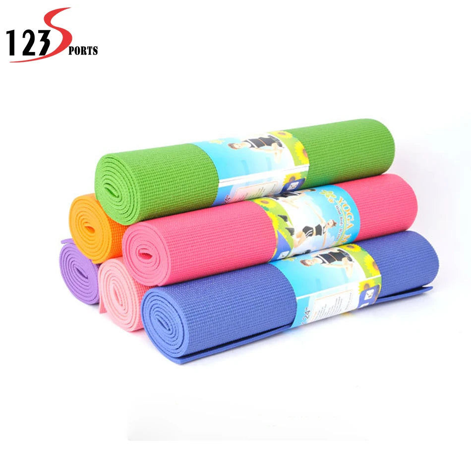 High Density Promotional Oem Good Price Printed Pvc Mat Yoga Mat 4mm 6mm-Finds Fit