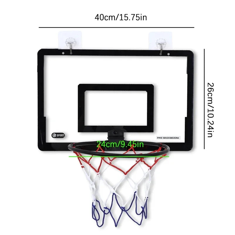 Mini Basketball Hoop Indoor Door Wall Mounted and Room Shooting Ball hoops-Finds Fit