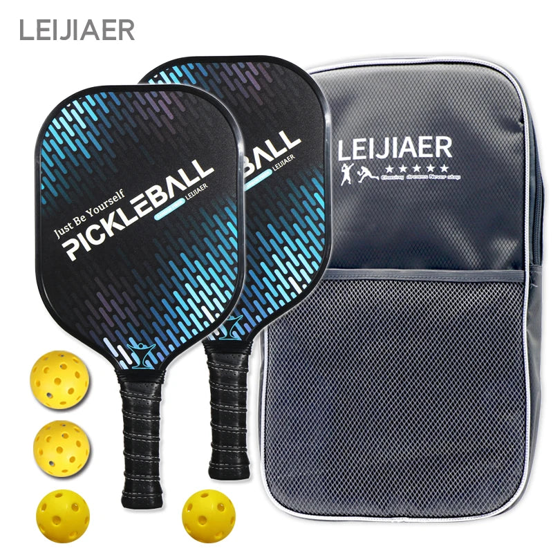 Pickleball Paddles Pro Graphite Pickleball racket Set of 2 Pickleball Racquet-Finds Fit