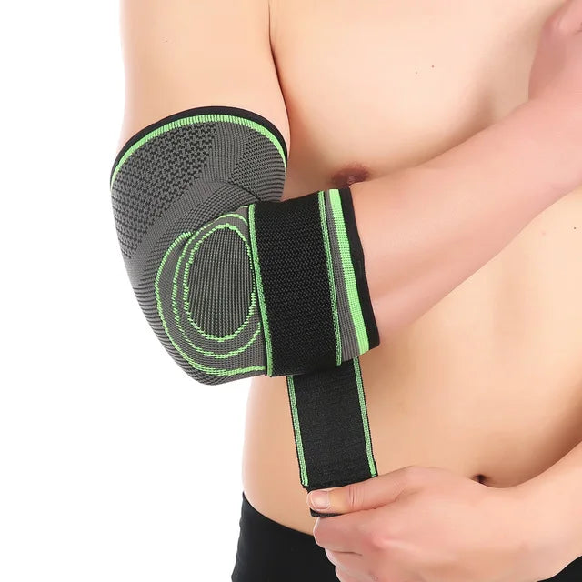 Elastic bandage tennis elbow support protector basketball running volleyball compression adjustable elbow pad brace YPT62-Finds Fit
