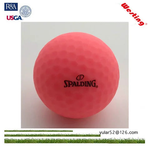 Vivid color tour ball yellow matte golf ball-Finds Fit