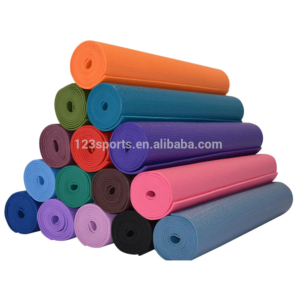 High Density Promotional Oem Good Price Printed Pvc Mat Yoga Mat 4mm 6mm-Finds Fit