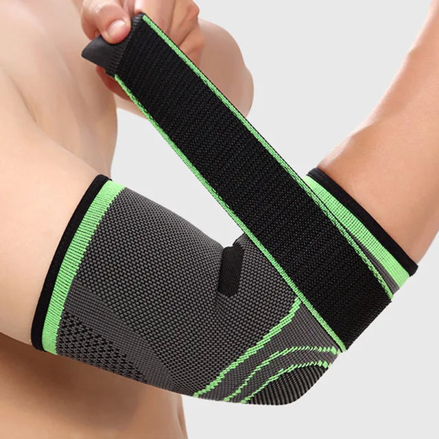 Elastic bandage tennis elbow support protector basketball running volleyball compression adjustable elbow pad brace YPT62-Finds Fit