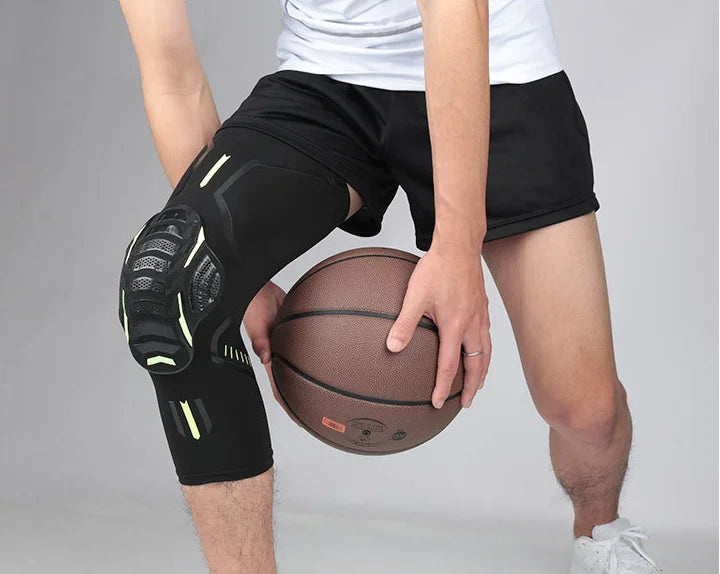 Injury Recovery Sports compression Anti Collision Guards Basketball Knee Pad-Finds Fit