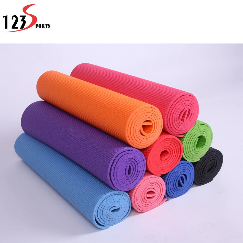 High Density Promotional Oem Good Price Printed Pvc Mat Yoga Mat 4mm 6mm-Finds Fit