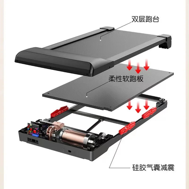Galecon Fitness Equipment LCD Screen Maximum Power Electric Treadmill Fitness Exercise Fitness Professional Gym Treadmill 3HP-Finds Fit