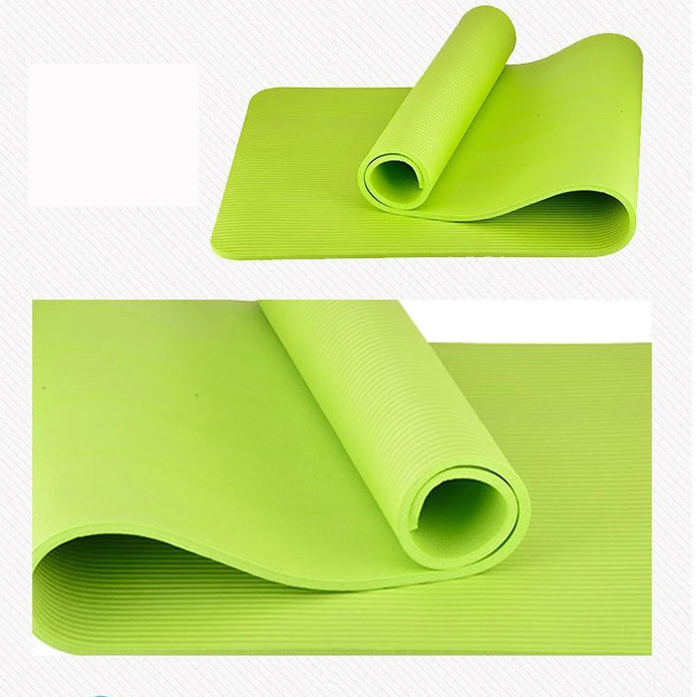 Eco friendly NBR yoga matt Custom Printed New Pink Purple Black Green exercise yoga mats-Finds Fit