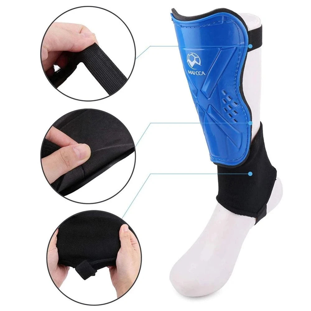 Child Shin Guards Professional Sports Soccer Kids Muay Thai Shin Pads Karate Football Shields Belt Socks Protector Shinguard-Finds Fit