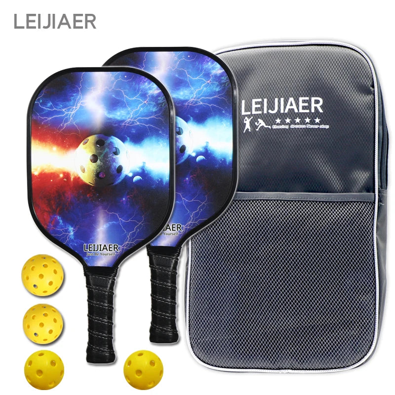 Pickleball Paddles Pro Graphite Pickleball racket Set of 2 Pickleball Racquet-Finds Fit