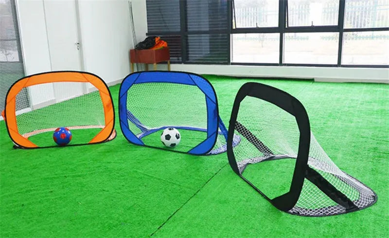 Mini Portable Football Gate Soccer Goals Outdoor for Children Kids Boys Soccer Training Equipment-Finds Fit