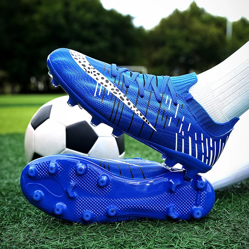 Strip Design Football Shoes-Finds Fit
