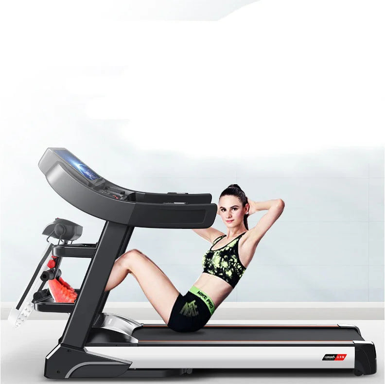 5.0HP 1-20km/H Wireless Heart Rate Treadmill LED Display Screen Run Machine Running Stand Commercial Foldable Treadmill-Finds Fit