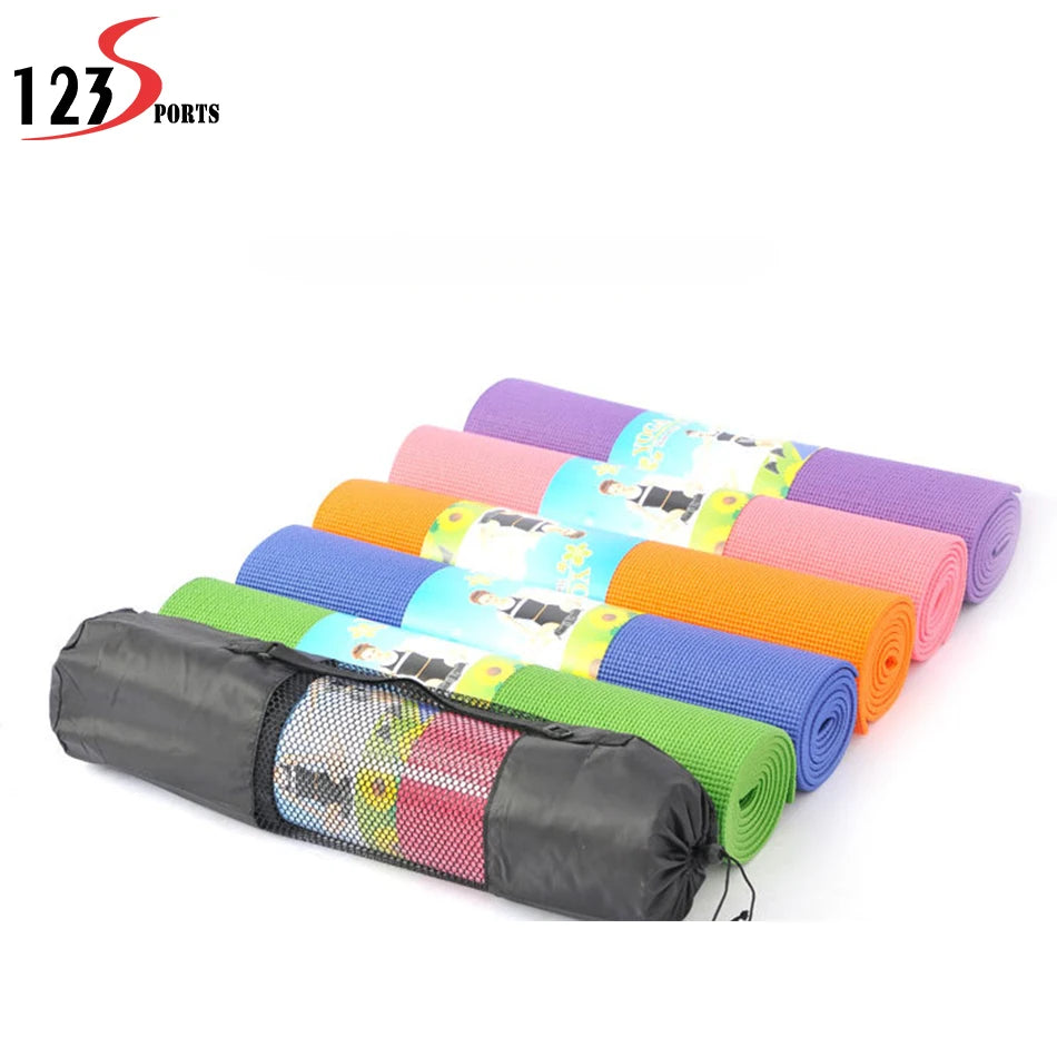 High Density Promotional Oem Good Price Printed Pvc Mat Yoga Mat 4mm 6mm-Finds Fit