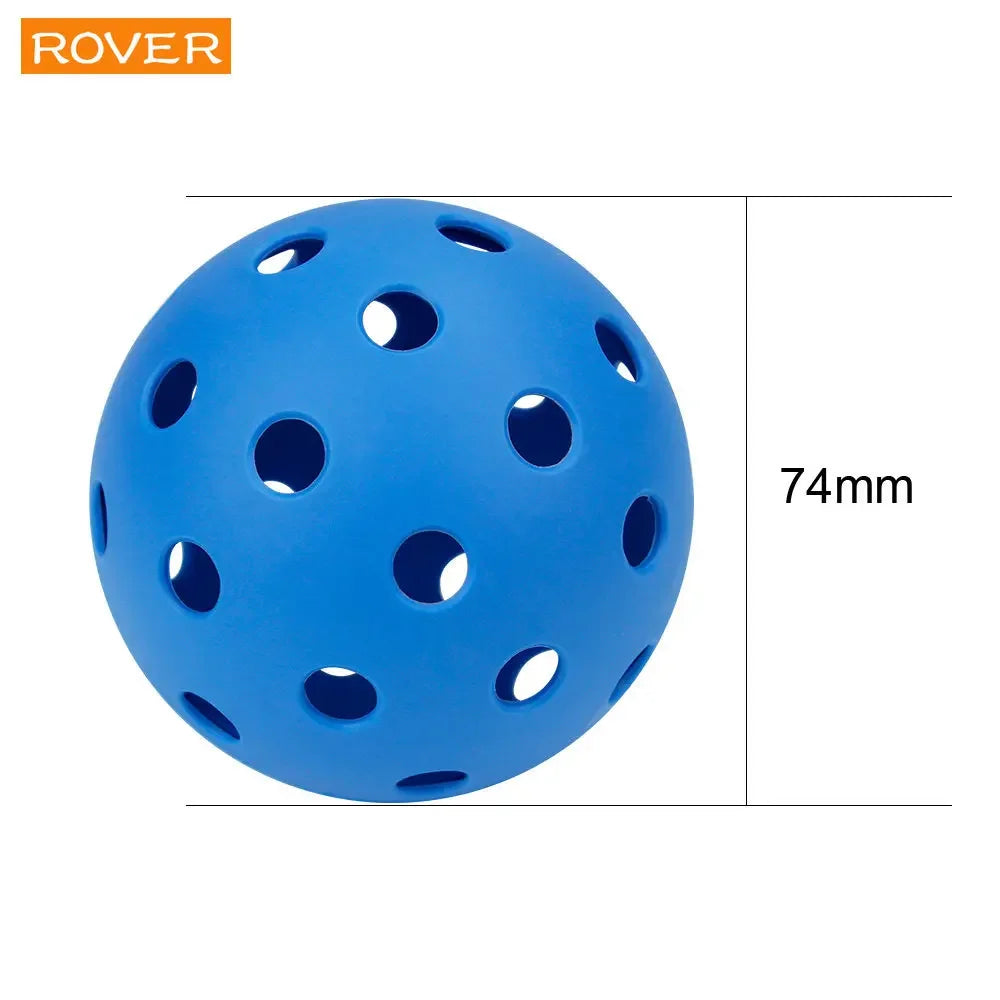 Pickleball 74MM Langlebig 40 Löcher Outdoor 6/12/24Pcs Pickleballs 26g Outdoor für Wettkampf-Pickleball-Packungen