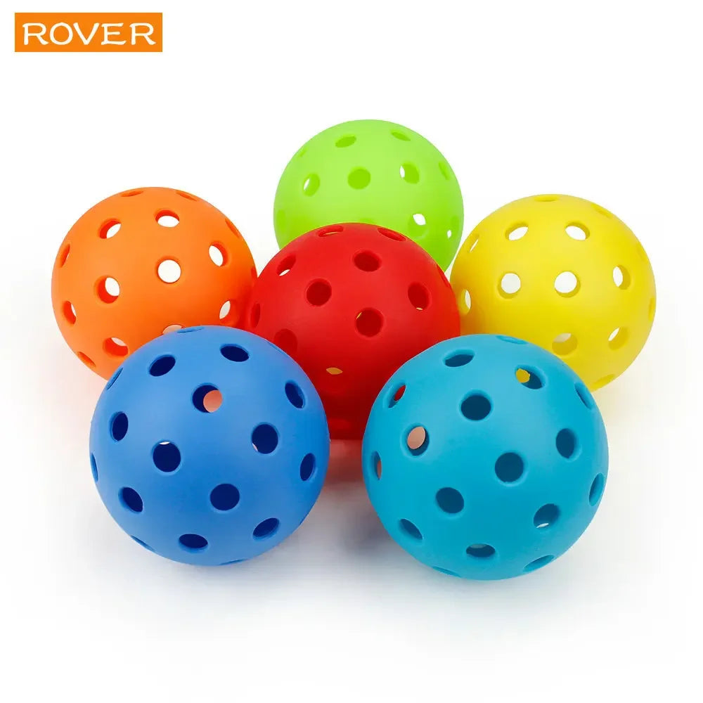 Pickleball 74MM Langlebig 40 Löcher Outdoor 6/12/24Pcs Pickleballs 26g Outdoor für Wettkampf-Pickleball-Packungen