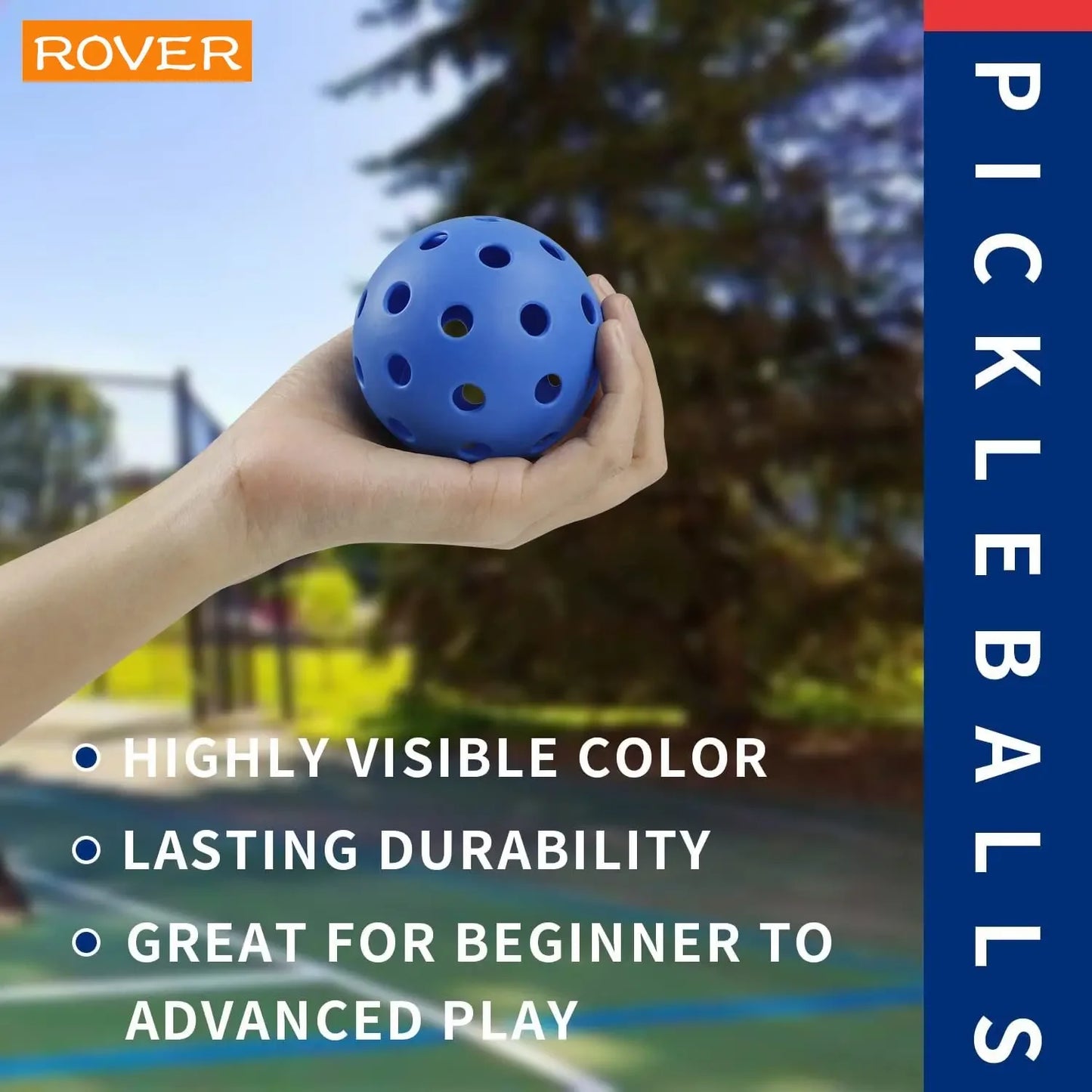 Pickleball 74MM Langlebig 40 Löcher Outdoor 6/12/24Pcs Pickleballs 26g Outdoor für Wettkampf-Pickleball-Packungen
