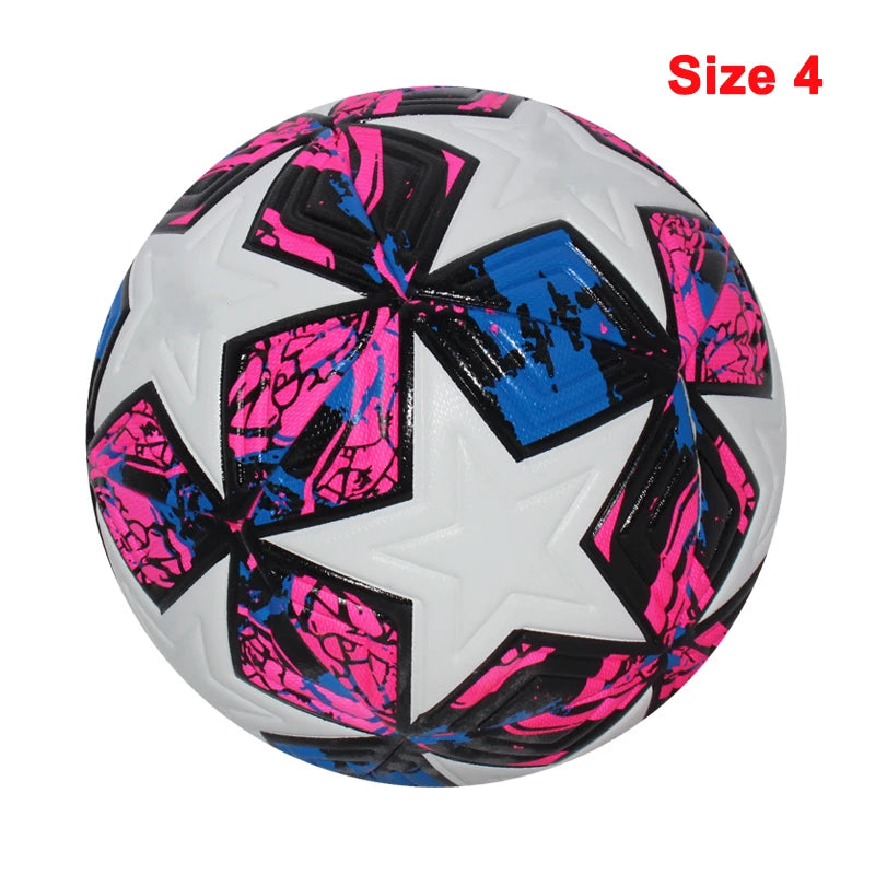 Soccer Ball Official Size 5 Size 4 Premier Seamless Goal Team Match Balls Football Training League - Finds Fit