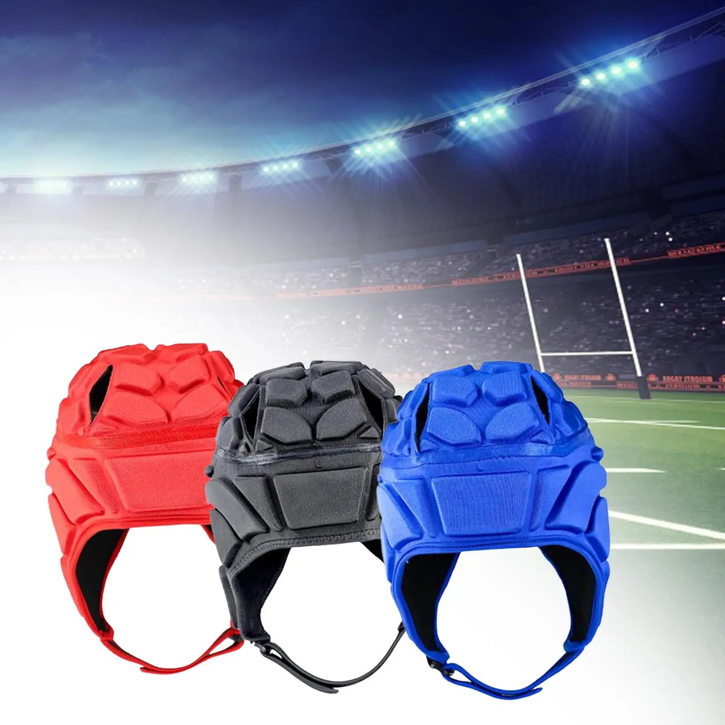 Rugby Helmet Breathable Football Helmet for Pitcher Goalkeeper Helmet Sports-Finds Fit