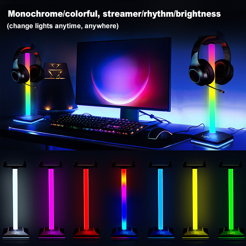 Gaming Electronic Sports Magic Color Headset Fluorescent Fixture-Finds Fit