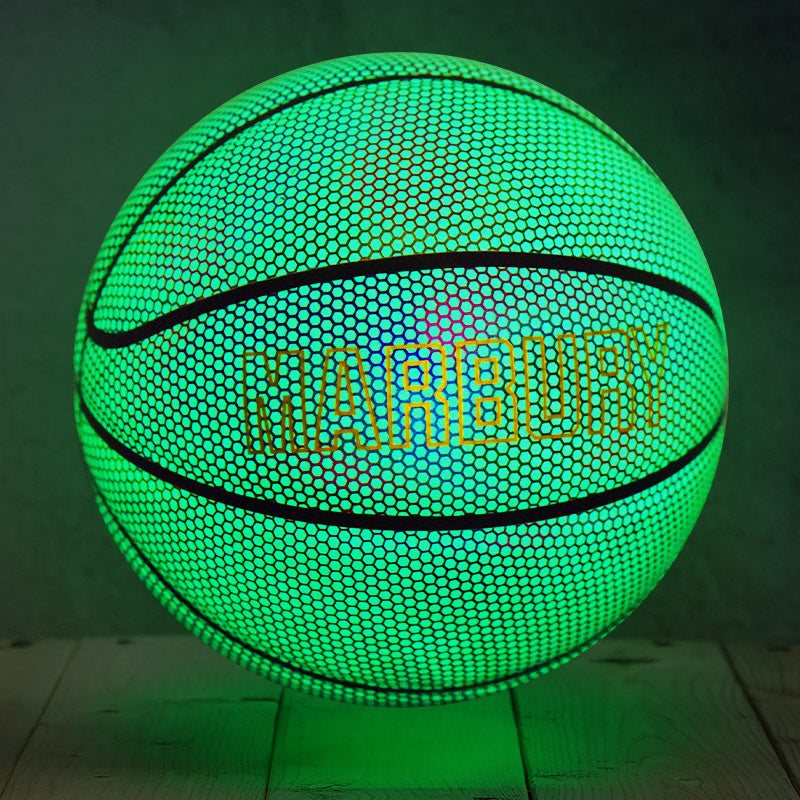 Fluorescent green basketball-Finds Fit