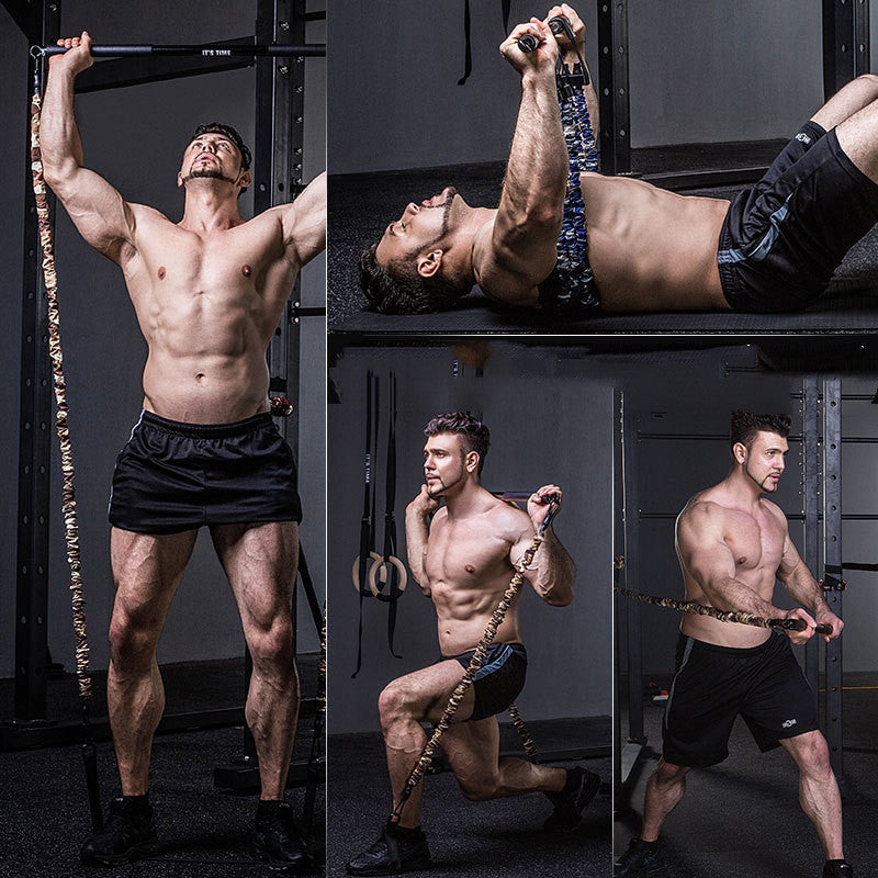 INNSTAR Portable Pilates Bar – Push Rod Fitness Bar for Home Strength Training