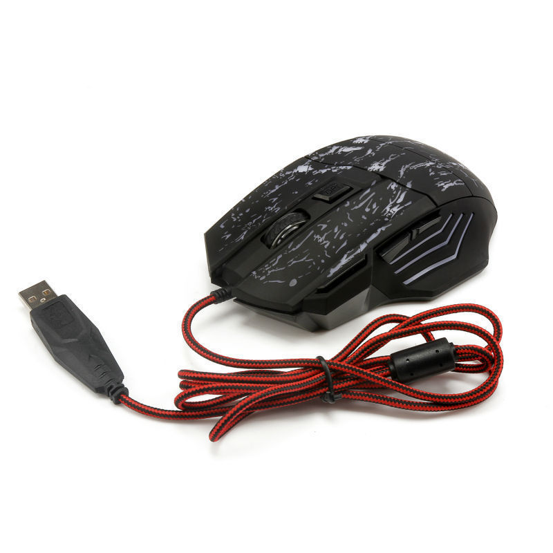 Computer Gaming Mouse Usb Glare Lol Online Gaming Gaming Wired Mouse Video Transmission Computer Accessories Supply-Finds Fit