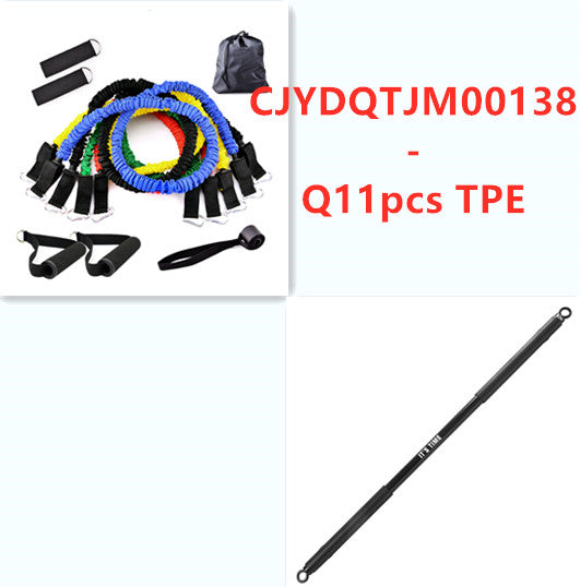 INNSTAR Portable Pilates Bar – Push Rod Fitness Bar for Home Strength Training