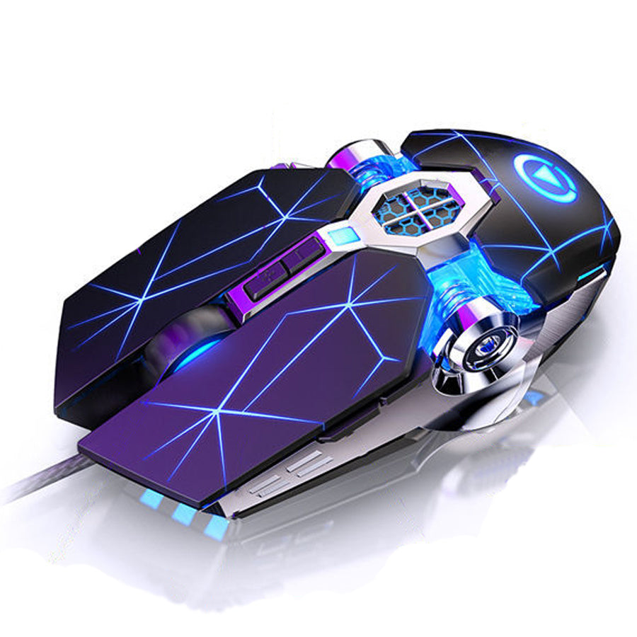 Gaming Mouse Wired Silent Gaming Mechanical Computer Desktop Notebook Office-Finds Fit