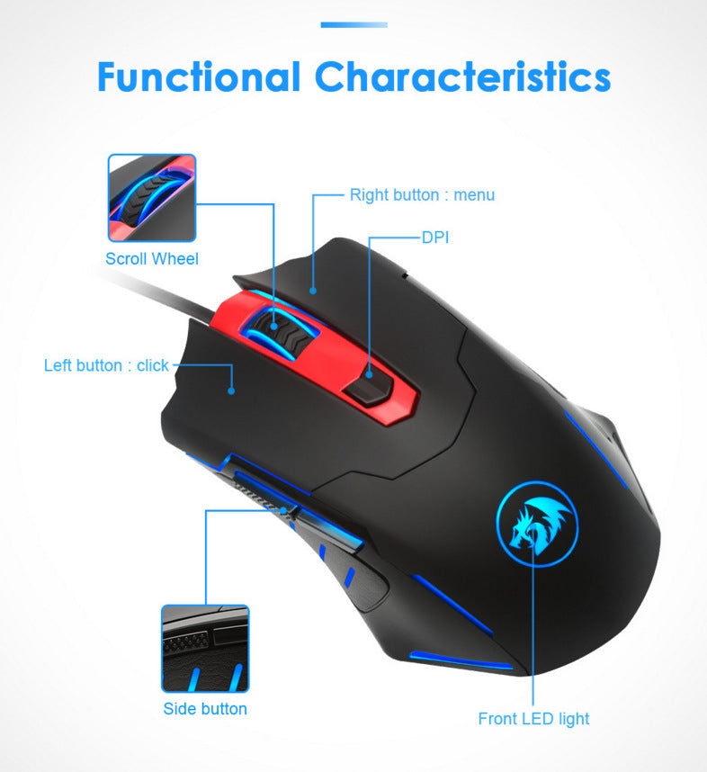 M705USB Wired Gaming Gaming Mouse For Desktop And Laptop Computers-Finds Fit