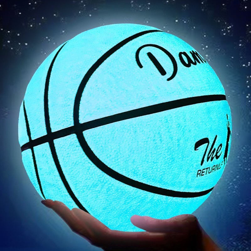 Luminous Luminous Basketball PU Soft Leather Outdoor Wear-resistant And Non-slip-Finds Fit