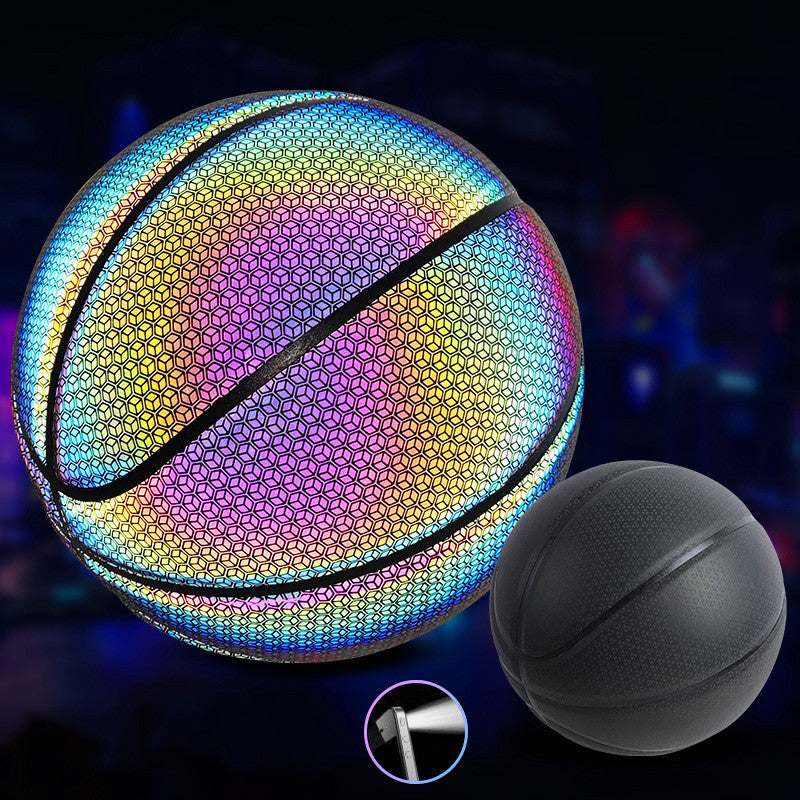 Glowing fluorescent basketball-Finds Fit