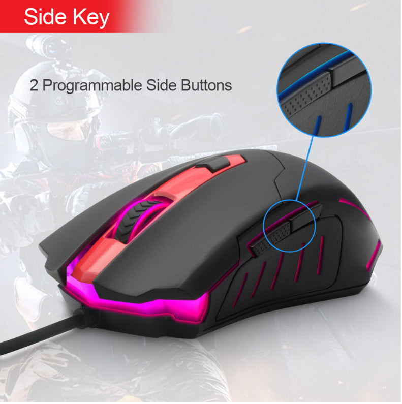 M705USB Wired Gaming Gaming Mouse For Desktop And Laptop Computers-Finds Fit