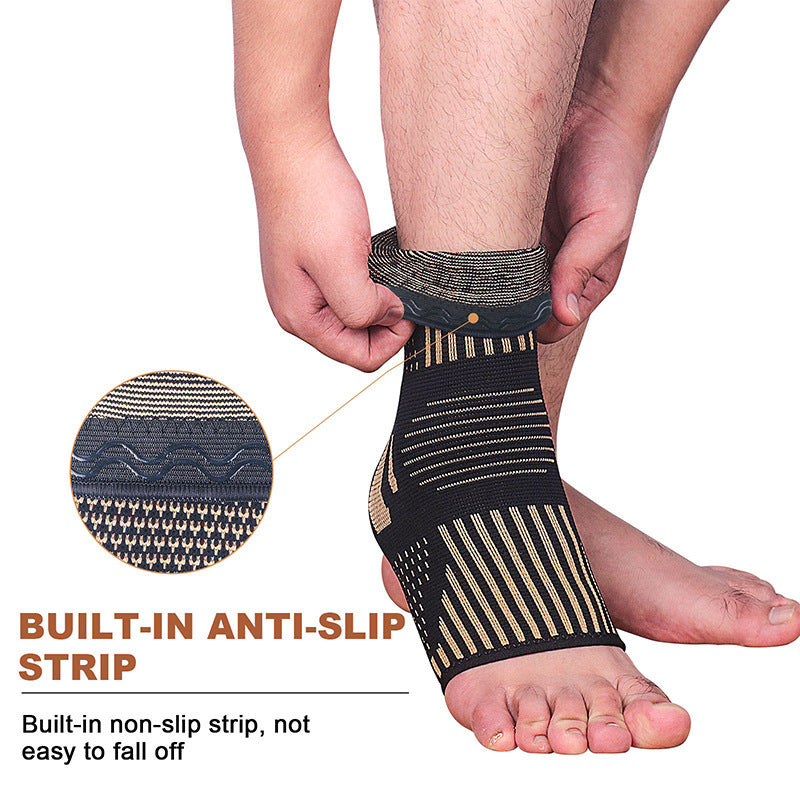 Copper Ion Ankle Support Basketball Running Climbing Sports Protective Gear-Finds Fit