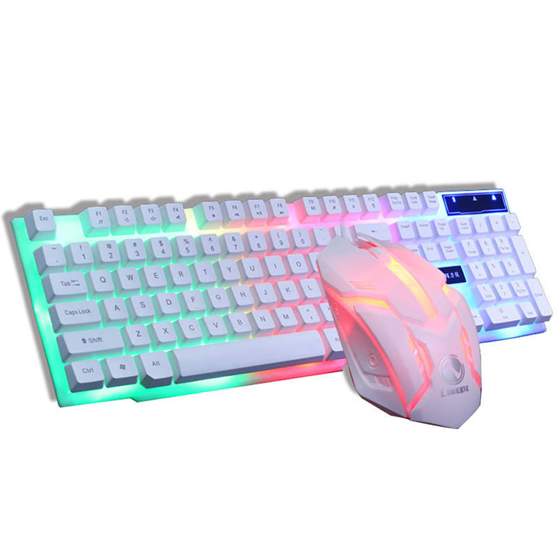 GTX300 Gaming CF LOL Gaming Keyboard Mouse Glowing Set-Finds Fit